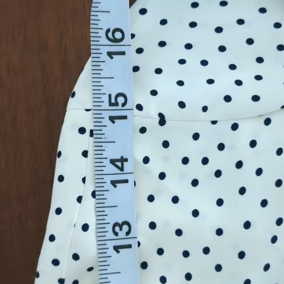 Talbots - Ruffle Trim Blouse - Polka Dot - Picture 9 of 11